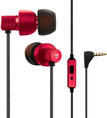 TANTRA T1000 Wired Headset(Red, In the Ear)