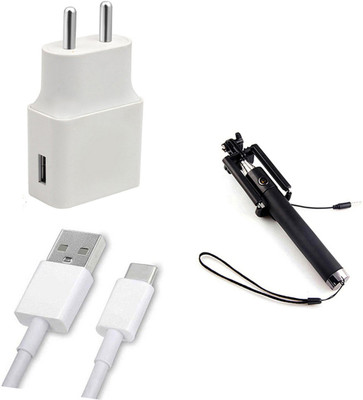 DAKRON Wall Charger Accessory Combo for Samsung Galaxy S9 Plus(White)