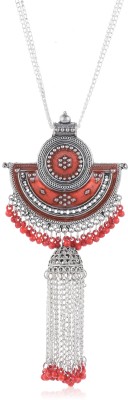 Bhagya Lakshmi Silver Plated Alloy Necklace Set