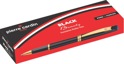 PIERRE CARDIN Black Beauty Roller Ball Pen(Ink Color - Blue)