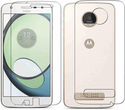 COZR Front and Back Screen Guard for Motorola Moto Z Play(Pack of 2)