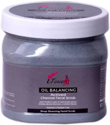 I TOUCH Activated Charcoal Facial  Scrub(500 ml)