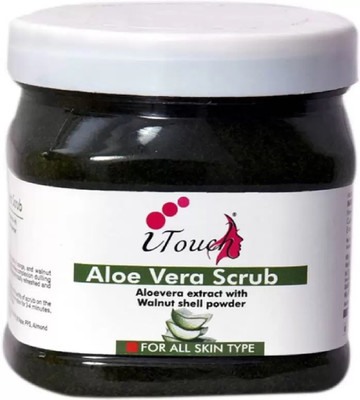 I TOUCH Aloe Vera Scrub (Aloevera Extract with Walnut Shel Powder) Scrub(500 ml)