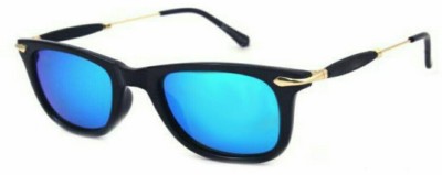 Aantic Wrap-around Sunglasses(For Men, Blue)