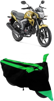MoTRoX Two Wheeler Cover for Honda(CB Trigger, Green)
