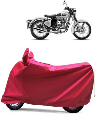 MoTRoX Two Wheeler Cover for Royal Enfield(Classic 500, Red)