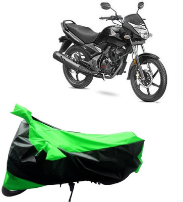 MMSSTAR Waterproof Two Wheeler Cover for Honda(CB Unicorn, Green, Black)