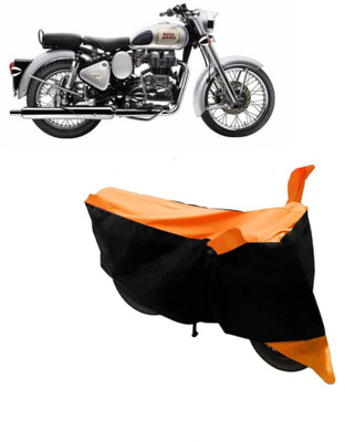 MoTRoX Two Wheeler Cover for Royal Enfield(Classic 350, Orange)
