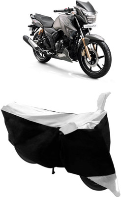 MoTRoX Two Wheeler Cover for TVS(Apache RTR 180, White)