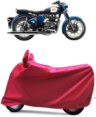 MoTRoX Two Wheeler Cover for Royal Enfield(Bullet 350, Red)