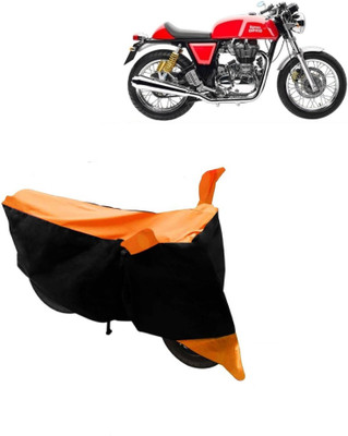 MoTRoX Two Wheeler Cover for Royal Enfield(Continental GT, Orange)