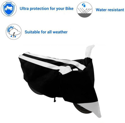 MoTRoX Two Wheeler Cover for Mahindra(Gusto, White)