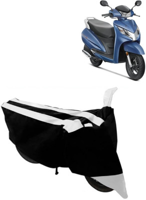 MoTRoX Two Wheeler Cover for Honda(Activa, White)
