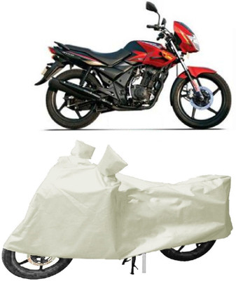 MoTRoX Two Wheeler Cover for Mahindra(Gusto, White)