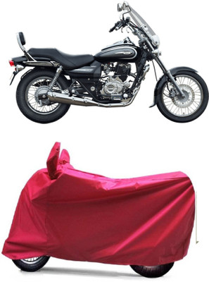 MoTRoX Two Wheeler Cover for Bajaj(Avenger 220 Cruise, Red)