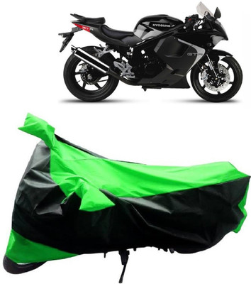BIKECOVER Two Wheeler Cover for Hyosung(GT250R, Green, Black)