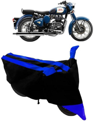 MoTRoX Two Wheeler Cover for Royal Enfield(Bullet 350, Blue)