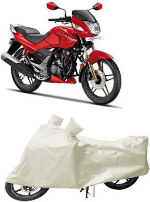 MoTRoX Two Wheeler Cover for Suzuki(Gixxer SF, White)