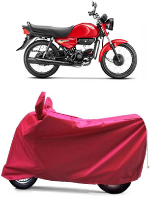 MoTRoX Two Wheeler Cover for Hero(CD deluxe, Red)