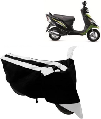 MoTRoX Two Wheeler Cover for TVS(Scooty Streak, White)