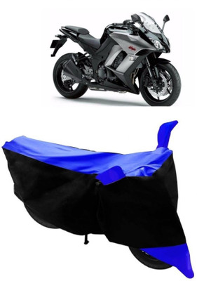 BIKECOVER Two Wheeler Cover for Kawasaki(Ninja 1000, Blue)