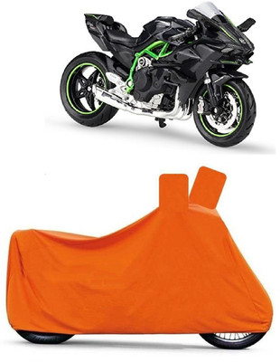 MoTRoX Two Wheeler Cover for Kawasaki(Ninja, Orange)