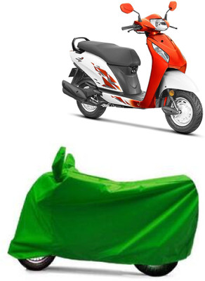 MoTRoX Two Wheeler Cover for Honda(Activa i, Green)