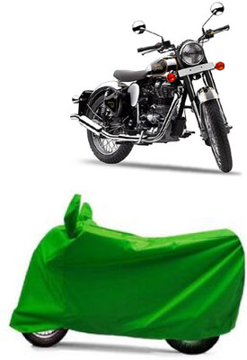 MoTRoX Two Wheeler Cover for Royal Enfield(Classic Chrome, Green)