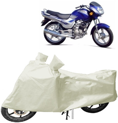 MoTRoX Two Wheeler Cover for Hero(Passion Pro TR, White)