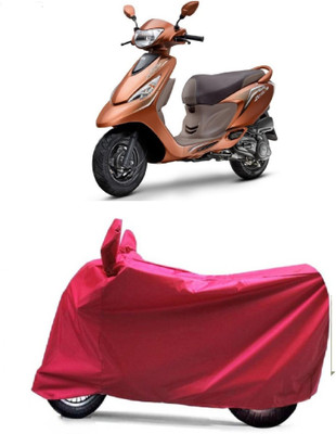 MoTRoX Two Wheeler Cover for TVS(Zest, Red)