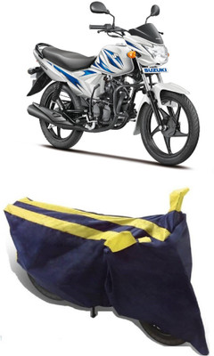 MoTRoX Two Wheeler Cover for Suzuki(Hayate, Yellow)