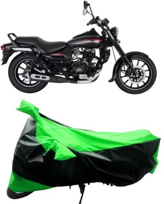 MoTRoX Two Wheeler Cover for Bajaj(Avenger 220 Street, Green, Black)