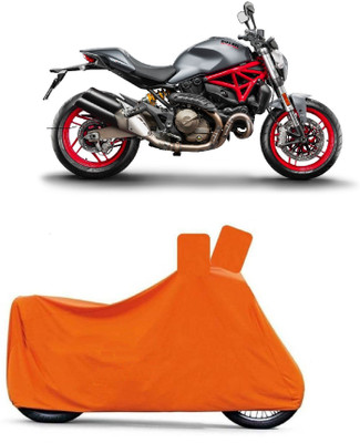 MoTRoX Two Wheeler Cover for Ducati(Monster 821, Orange)