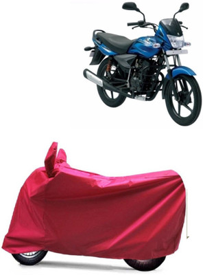 MoTRoX Two Wheeler Cover for Bajaj(Platina 100 DTS-i, Red)
