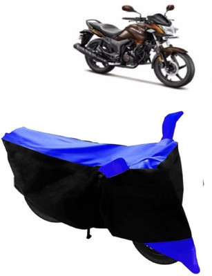 BIKECOVER Two Wheeler Cover for Hero(Hunk, Blue)
