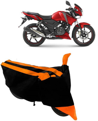MoTRoX Two Wheeler Cover for TVS(Apache RTR 160, Orange)
