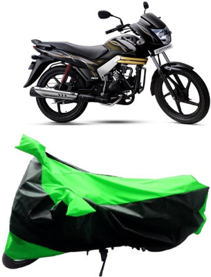 MoTRoX Two Wheeler Cover for Mahindra(Centuro, Green, Black)