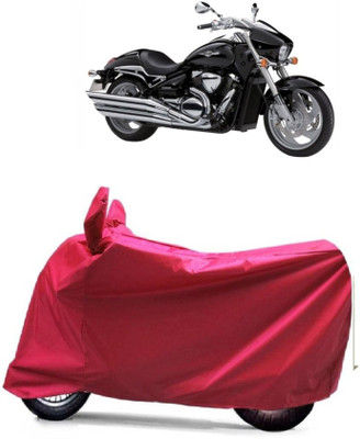 MoTRoX Two Wheeler Cover for Suzuki(Intruder, Red)