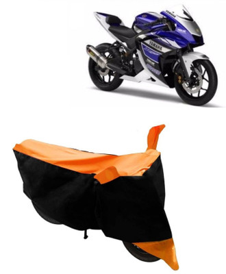 MoTRoX Two Wheeler Cover for Yamaha(YZF R25, Orange)
