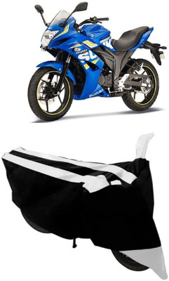 MoTRoX Two Wheeler Cover for Suzuki(Gixxer SF, White)