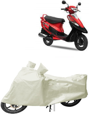 MoTRoX Two Wheeler Cover for Bajaj(Pulsar 200 NS DTS-i, White)