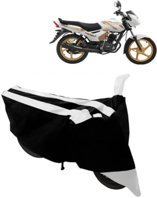 MoTRoX Two Wheeler Cover for TVS(Star City, White)