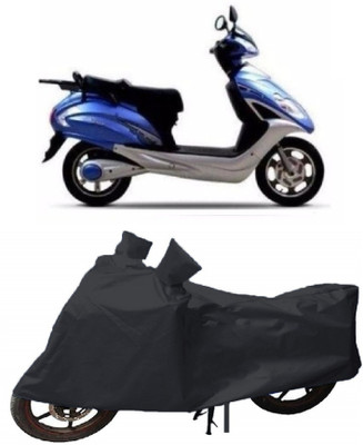 MoTRoX Two Wheeler Cover for Hero(Electric Zippy, White)