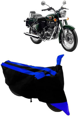 MoTRoX Two Wheeler Cover for Royal Enfield(Bullet 500, Blue)
