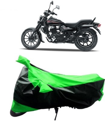 MoTRoX Two Wheeler Cover for Bajaj(Avenger 150 Street, Green, Black)