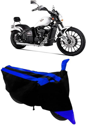 MoTRoX Two Wheeler Cover for Royal Enfield(Bobber 350, Blue)
