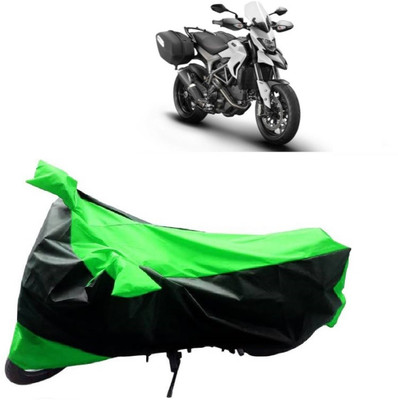 MoTRoX Two Wheeler Cover for Ducati(Hyperstrada, Green, Black)