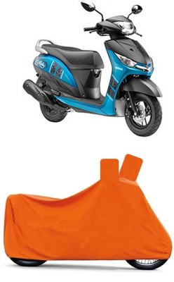 MoTRoX Two Wheeler Cover for Yamaha(Alpha, Orange)