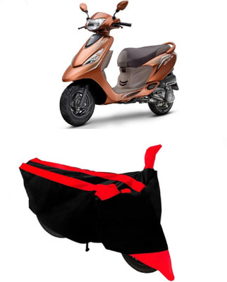 MoTRoX Two Wheeler Cover for TVS(Zest, Red)