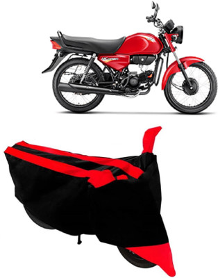 MoTRoX Two Wheeler Cover for Hero(CD deluxe, Red)